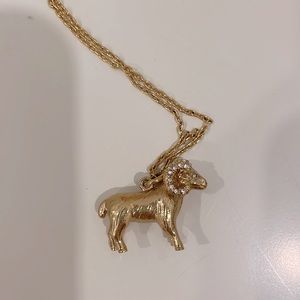 New Gorgeous Anthropologie Ram Capricorn necklace zodiac astrology